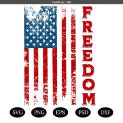 American Freedom Flag Svg, Distressed American Flag  svg,4th of July Svg, Patriotic Flag svg