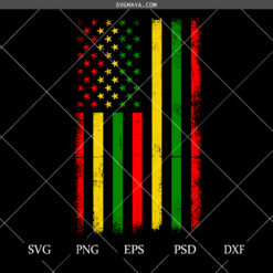 Black History Month Flag SVG,Afro American Flag SVG,uneteenth SVG, Black History SVG
