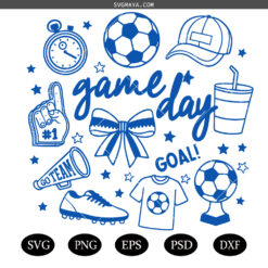 Football Png SVG, Football Season Sublimation Design SVG, Trendy Football Png SVG, Game Day Png SVG, Touchdown Png SVG
