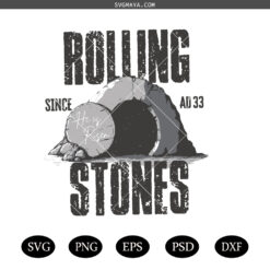 Rolling Stones PNG, Resurrection Tomb svg, Christian Easter svg