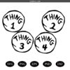 Thing 1 2 3 4 SVG , Thing 1 to Thing 4 svg png,Things Team svg , Thing Costume svg