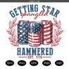 Getting Star Spangled Hammered svg, 4th Of July svg, Fourth of July svg, Party in the USA, Independence Day, America svg