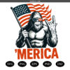Bigfoot Merica SVG PNG, Rock American Flag Patriotic 4th Of July svg , Sasquatch Believers Gift, American Pride svg