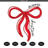 Merry Christmas Coquette Bow svg, Christmas Bow Svg, Christmas SvG