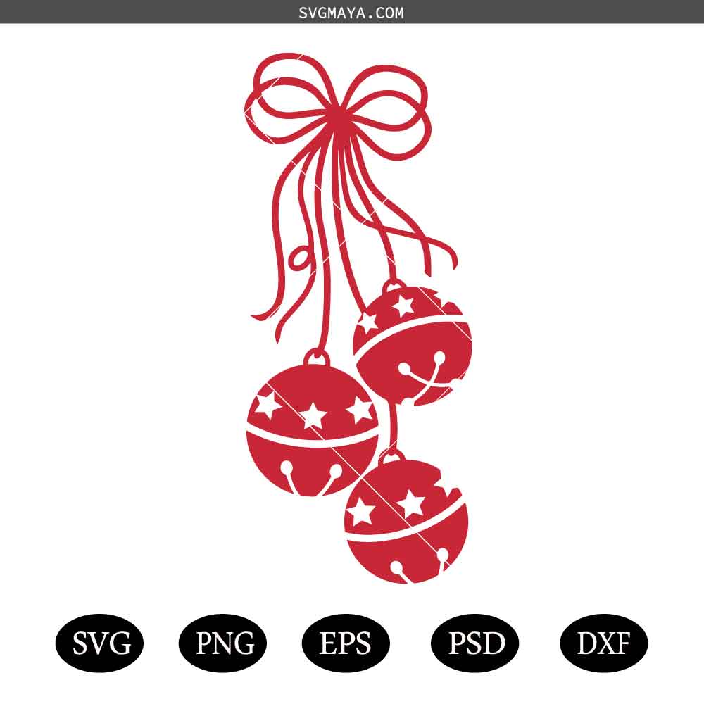 Christmas SVG file, Christmas bell svg, Jingle bells svg, Christmas cards printable, iron on transfer svg, Christmas sign svg