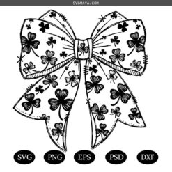 Retro Coquette St Patrick's Day SVG, Coquette St Patty's Day SVG, Lucky Shamrock SVG, St Patricks Coquette svg, Lucky Charm svg, Irish svg