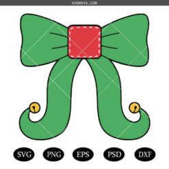 Christmas Bow SVG, Christmas Coquette SVG, Holiday Bow Svg, Santa Bow, Reindeer Bow, Elf Bow, Candy Cane Bow