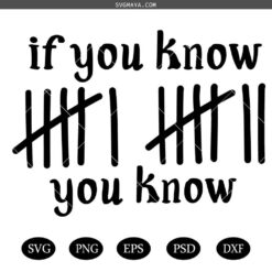 If You Know Svg, Funny Generation Z Svg, 67 Trendy Svg, Social Media Svg, Digital Download, Sports Team Svg, Birthday Number, Six Seven Svg