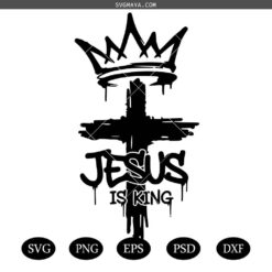Jesus is King svg , Christian shirt design svg , Jesus King SVG,Faith svg