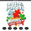 Life Is A Puzzle  PNG,Red Ribbon Week PNG,Drug Free Awareness PNG
