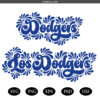 Dodgers SVG, Baseball SVG, Dodgers mascot Svg,Mexican Talavera Svg, Dodgers Svg
