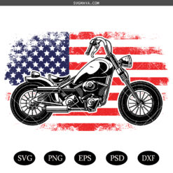 American Flag Chopper Motorcycle Png svg ,Sublimation Design, Classic Motorcycle Png svg , Biker Png svg , Motorbike Png svg , Chopper Png svg
