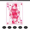 Queen of hearts svg, Valentine’s Day svg, Cute red and pink queen of hearts svg