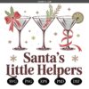 Santa's Little Helper Martini SVG,Santa's Favorite Hot Mess SVG