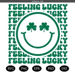 Shamrock Smiley Svg, Charm Shamrock Svg, St.Patrick’s Svg, St.Patty's Svg, Trendy St. Patricks Design, Kids St.Patty Svg, Teacher St Patty