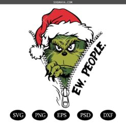 The grinch Eww People SVG, Christmas Tshirt svg,Grumpy Gree
