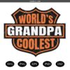 World's Coolest Grandpa Shield SVG,World's Coolest Grandpa svg
