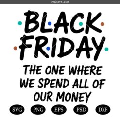 black friday SVG, Black Friday Besties SVG, Black Friday Crew SVG, Preppy Black Friday Christmas SVG