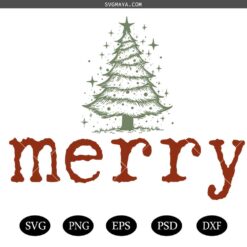 Christmas Tree Svg, Christian Christmas, Jesus Svg, Merry Christmas Svg, Faith Svg, Christmas Svg