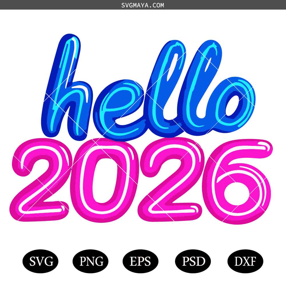 Happy New Year Svg, 2026 new year Svg, New Year Svg, New Year Svg, Merry Christmas Svg