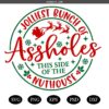 Jolliest Bunch of Assholes This Side of the Nuthouse SVG PNG, Funny Christmas Svg, Christmas Jumper SVG