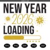 New Year 2026 Loading SVG