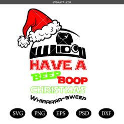 Have A Beep Boop Christmas Svg, Star Wars Beep Boop Christmas Svg