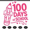 100 Days of School Bow SVG, 100 days of school svg, 100th Day Of School Teacher Girl Svg, 67+33 days of school Bruh SVG